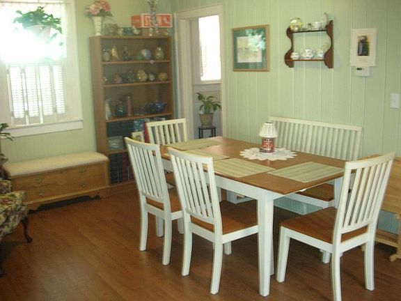 Spacious dining area