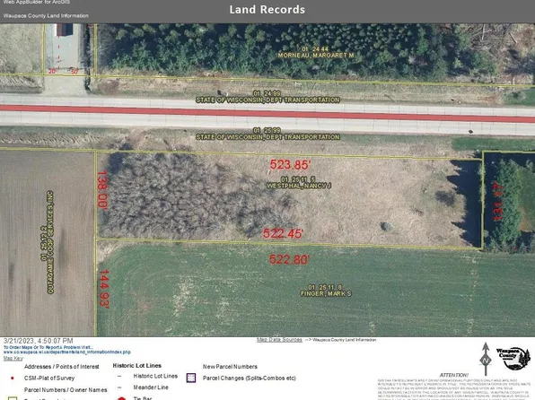 Highway 76, Bear Creek, WI 54922