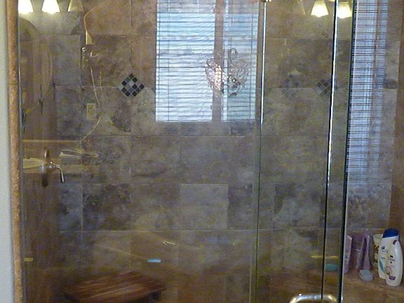 Master shower