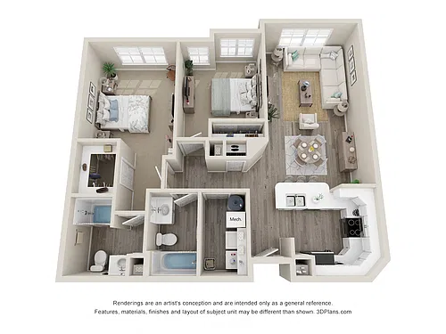 Floor plan B-3