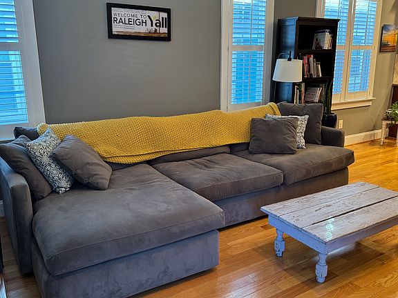 Living room area right off the front entrance.