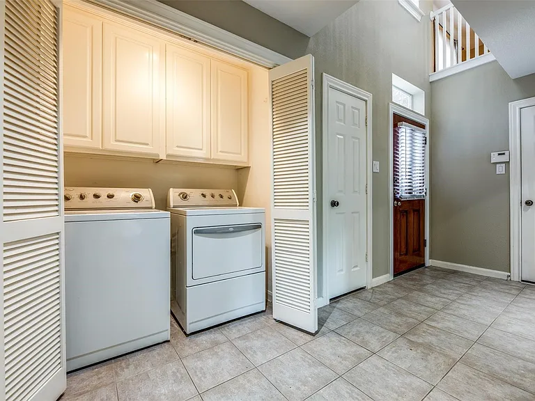 Laundry area