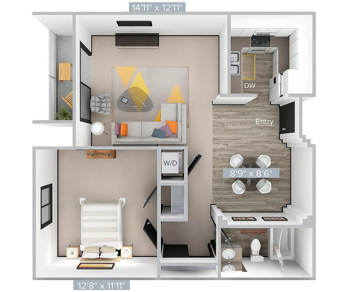 Floor plan E_1B1B_651SF_Stand