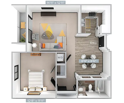 Floor plan E_1B1B_651SF_Stand