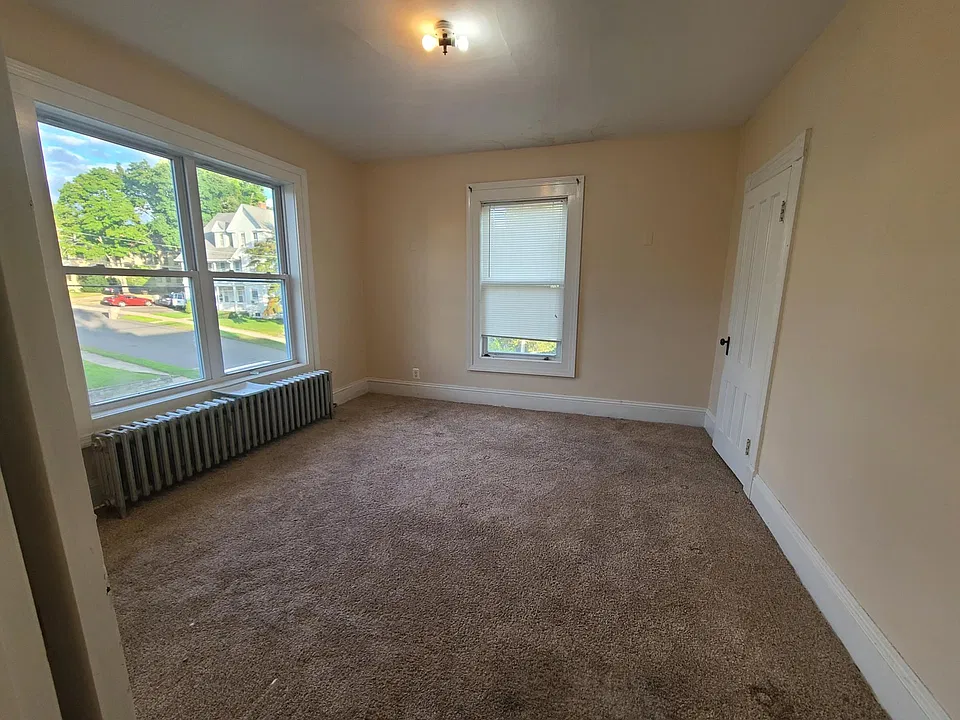 Bedroom has a walk-in closet
