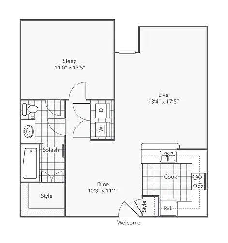 Floor plan Isles