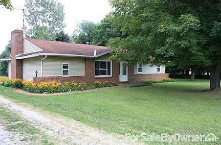 Southeast view of the front of the house.