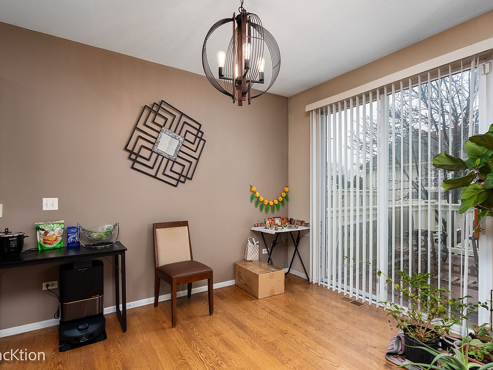 Dining room with hardwood floors