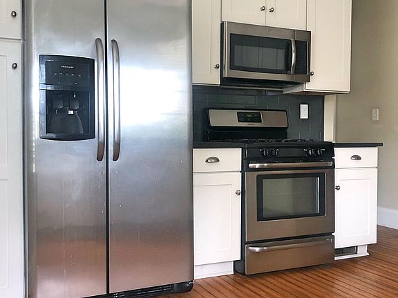 Tons of storage and upgraded appliances. Gas range is great for cooking!