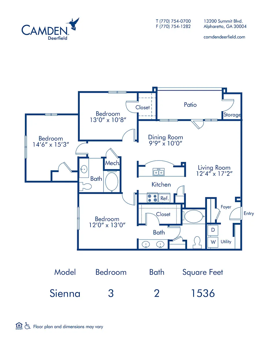 Floor plan Sienna