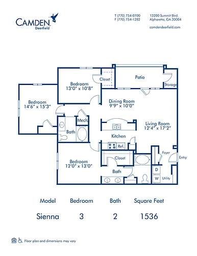 Floor plan Sienna