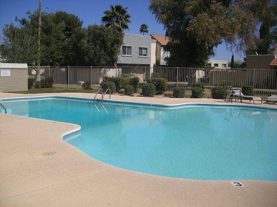 One of 2 large swimming pools