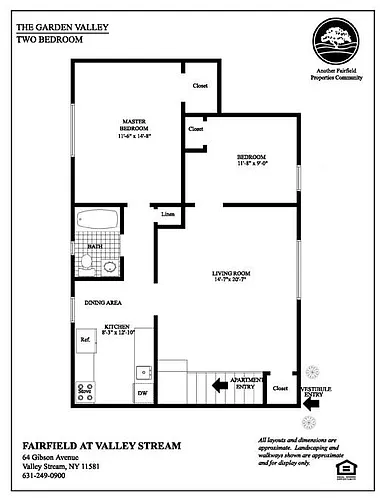 Floor plan The Garden Valley Lower