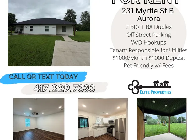 231 E Myrtle St #B, Aurora, MO 65605