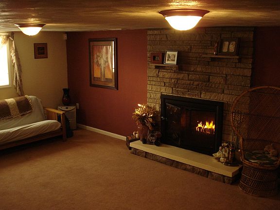 Cozy Family Room w/fireplace