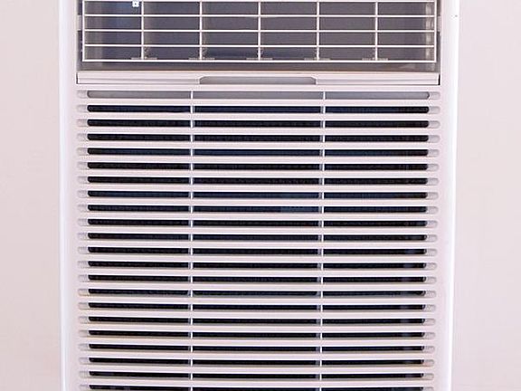 A/C unit in the wall
