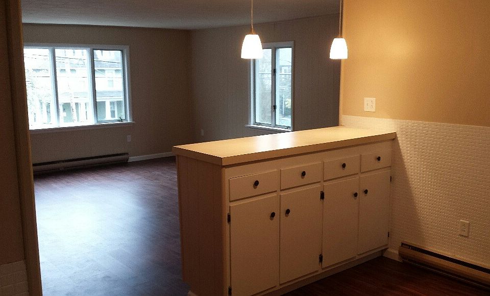 Kitchen into Living Room