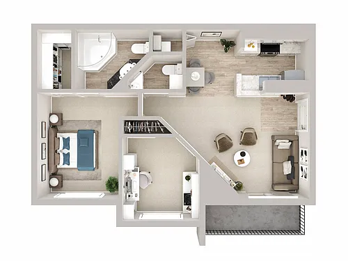 Floor plan The Study with Den