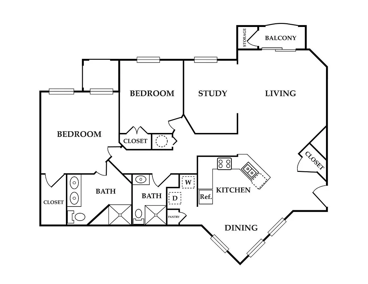 Floor plan B2-L2