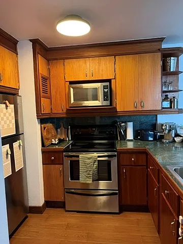 Kitchen from the door