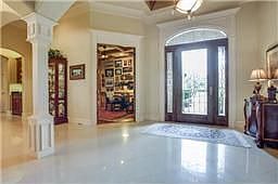 A welcoming feeling with the oversized door