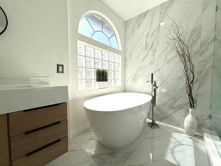 master bathroom