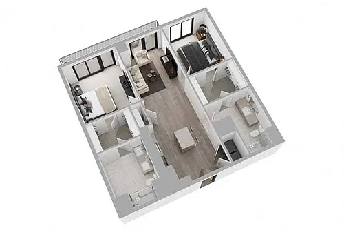 Floor plan 2B07
