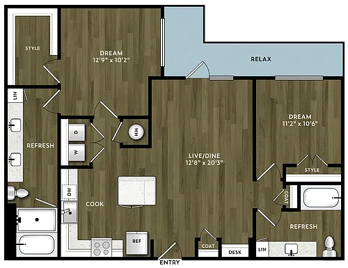 Floor plan B3