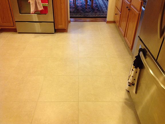Porcelain Tile Kitchen Floor