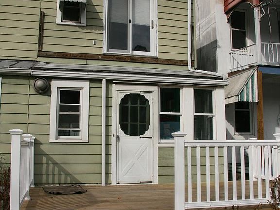 Rear entrance