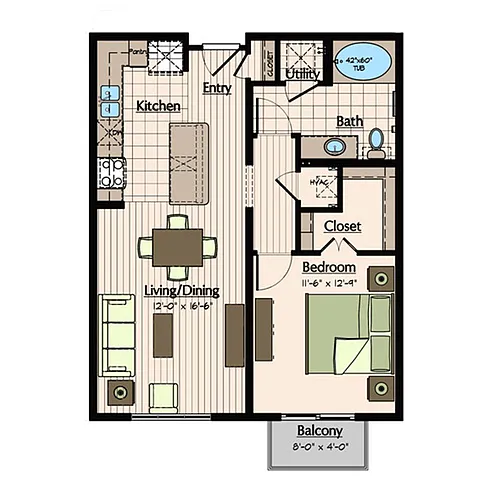 Floor plan Hudson