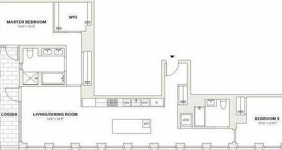 2nd image of 15 W 61st St #23D