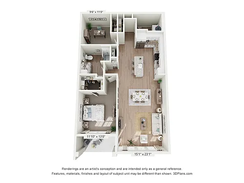 Floor plan C2 - Savoy Cottage