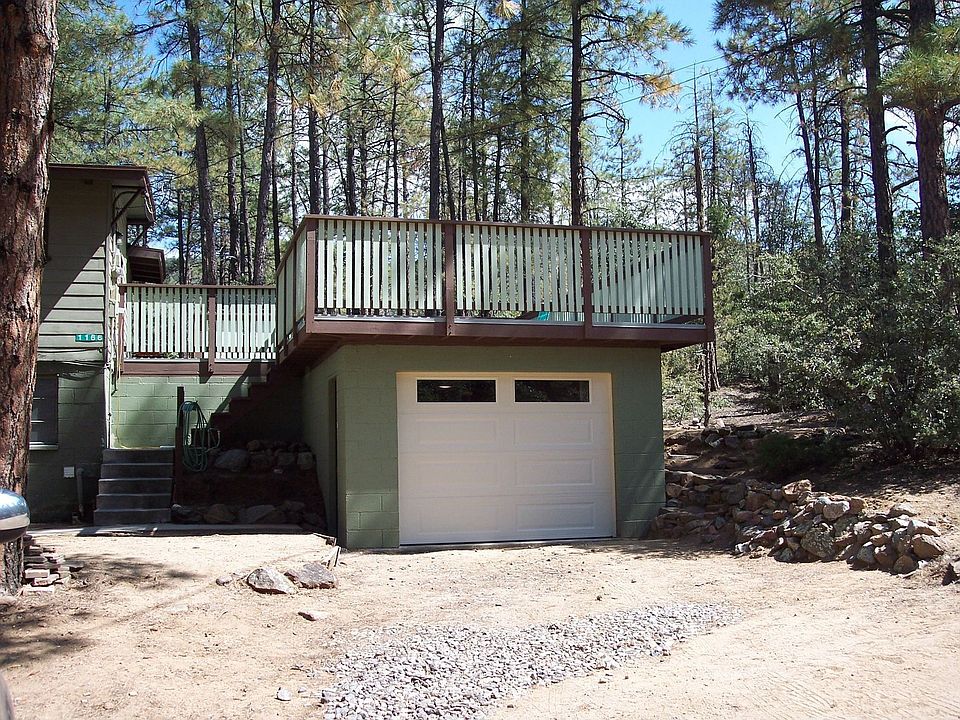 Garage at front of house
