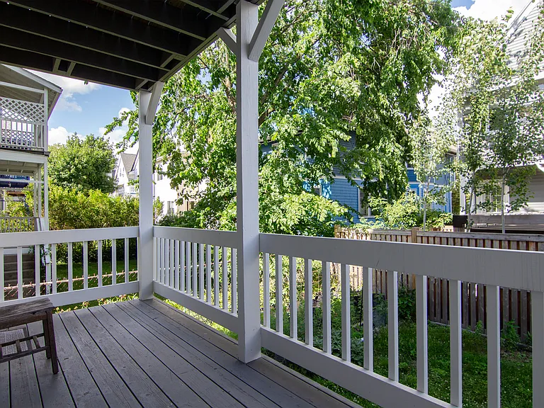 Rear balcony