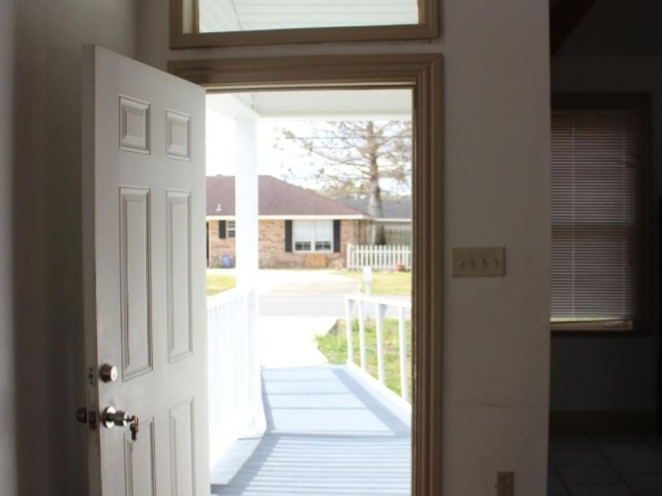 Front door looking out