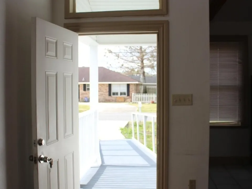 Front door looking out