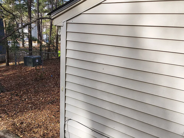 Storage and backyard