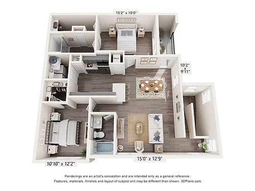 Floor plan Rhapsody with Heated Garage