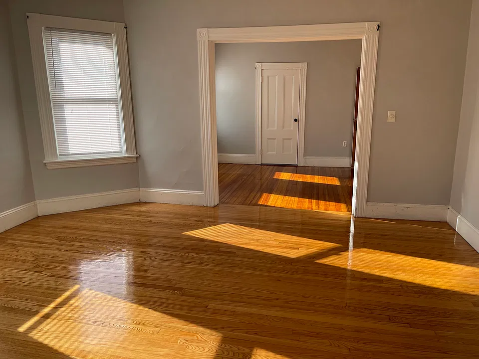 Living room and dining room