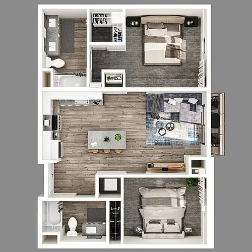 Floor plan 2X2
