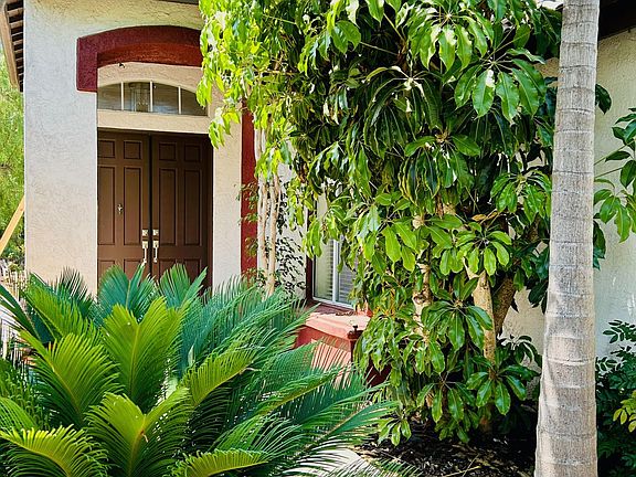 Leading up to front door