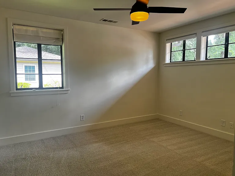3 quiet bedrooms at the wing of the home away from the living areas