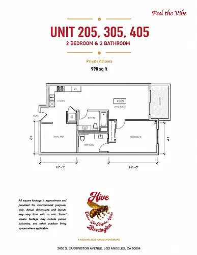 Floor plan 205