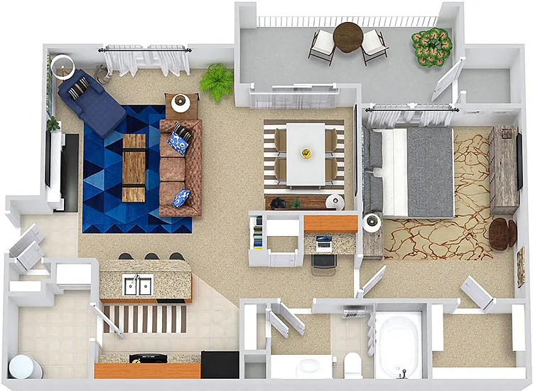 Floor plan Sunset