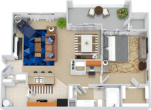 Floor plan Sunset