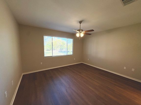 Primary bedroom with wonderful views.