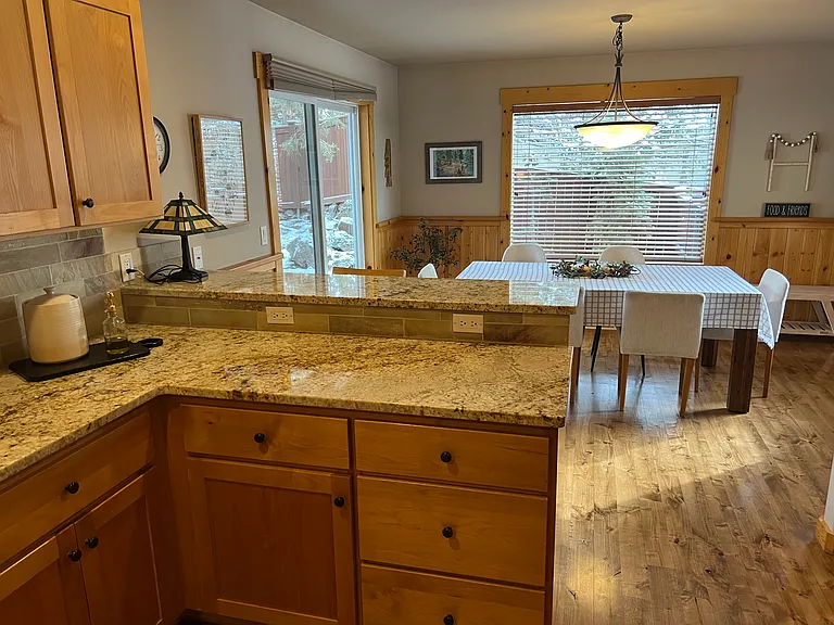 Kitchen looking towards dining room.