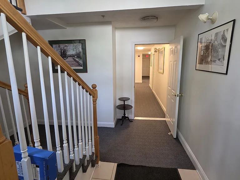View when you open up front door of building