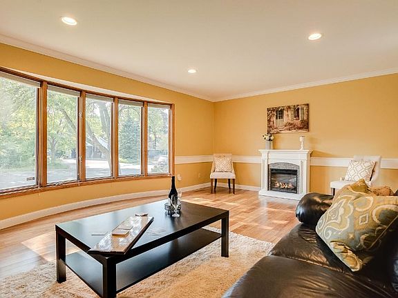 The large picture window lets in so much natural light!